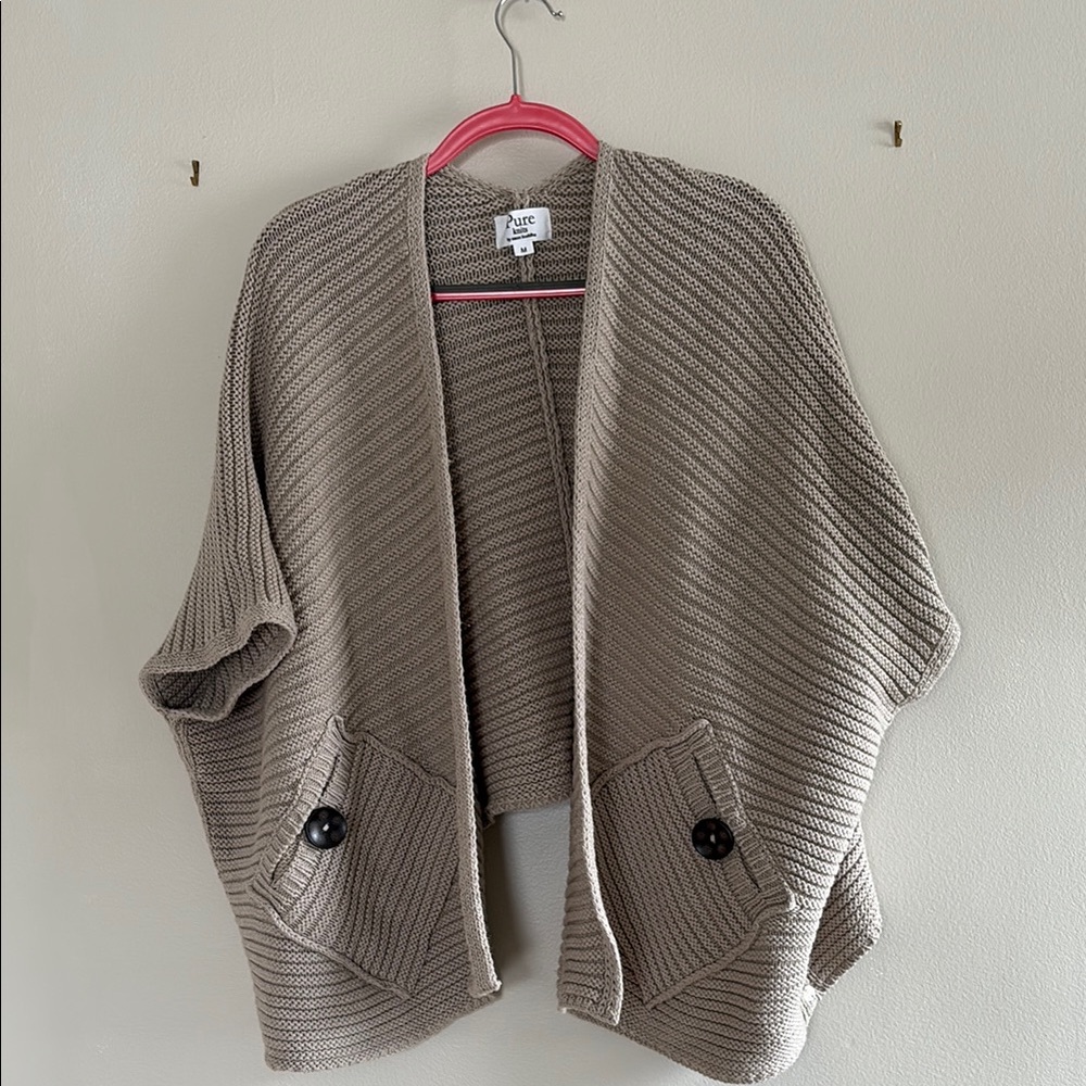 Pure Knits Women's Tan Sweater